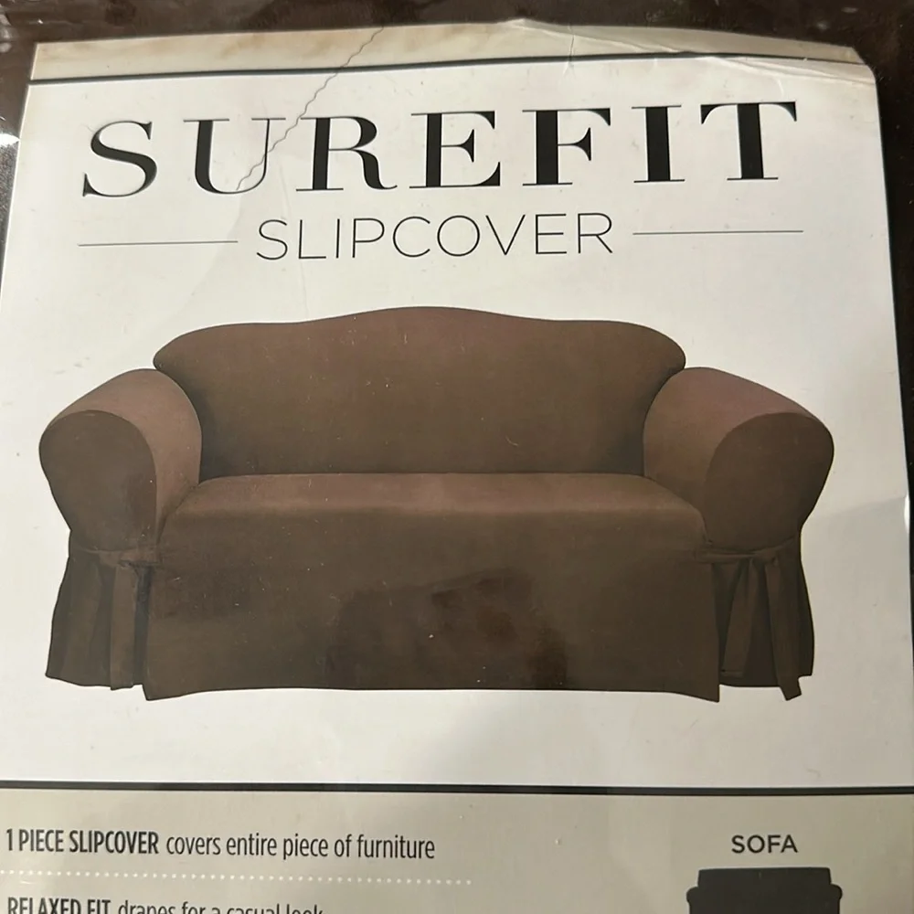 Sure Fit Soft Suede Sofa Cover.